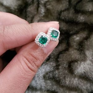ZALES Emerald Earrings